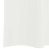 vidaXL Rideaux en voile avec passe-tringles 2 pcs blanc