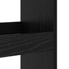 vidaXL Table de bar Ch&ecirc;ne noir 60 x 60 x 100 cm Bois d'ing&eacute;nierie