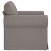 vidaXL Canap&eacute; Taupe Dimensions globales: 95 x 82 x 80 cm (l x P x H)