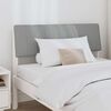 vidaXL T&ecirc;te de lit capitonn&eacute;e Gris clair 100 cm Pin massif