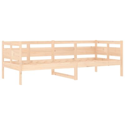 vidaXL Lit de jour sans matelas bois de pin massif 80x200 cm