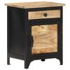 vidaXL Table de chevet 40x30x50 cm Bois de manguier massif