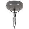 vidaXL Lampe suspendue industrielle 25 W Gris Rond Manguier 52 cm E27