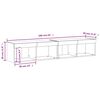 vidaXL Meubles TV avec lumi&egrave;res LED 2 pcs noir 80x30x30 cm
