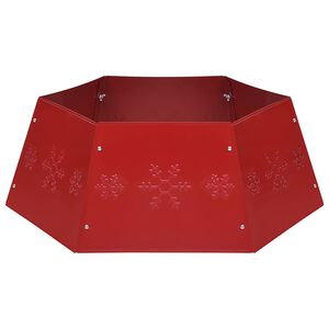 vidaXL Jupe de sapin de No&euml;l Rouge &Oslash;68x25 cm
