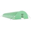 vidaXL Serre avec cadre en acier vert 132 m&sup2; 22x6x2,85 m
