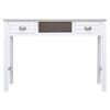 vidaXL Buffet Blanc 108x45x76 cm Bois de Paulownia massif