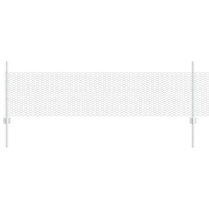 vidaXL Cl&ocirc;ture hexagonale avec poteau 50 x 0,5 m Acier galvanis&eacute;