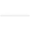 vidaXL &Eacute;tag&egrave;res murales flottantes 2 pcs blanc 80x23,5x3,8 cm MDF