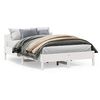 vidaXL Cadre de lit sans matelas blanc 150x200 cm bois de pin massif
