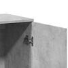 vidaXL Buffets 2 pcs gris b&eacute;ton 79x38x80 cm bois d'ing&eacute;nierie