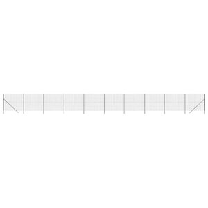 vidaXL Cl&ocirc;ture en treillis m&eacute;tallique anthracite 1,6x25 m