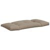 vidaXL Coussins de palette lot de 3 taupe tissu