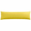 vidaXL Coussins de canap&eacute; 2 pcs Jaune clair 145 x 40 cm tissu