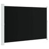 vidaXL Auvent lat&eacute;ral r&eacute;tractable de patio 200x314 cm Noir