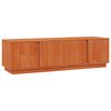vidaXL Meuble TV Brun Cir&eacute; 140 x 40 x 40 cm Pin massif