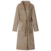 vidaXL Robe de bain sans capuche Camel xl Flanelle