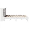 vidaXL Cadre de lit sans matelas blanc 160x200 cm bois de pin massif