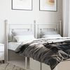 vidaXL T&ecirc;te de lit de remplacement m&eacute;tal blanc 150 cm