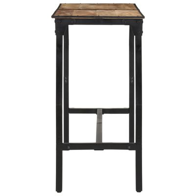 vidaXL Table de bar 150x55x107 cm bois de manguier massif brut