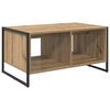 vidaXL Table basse Ch&ecirc;ne artisan 80 x 50 x 40 cm Bois d'ing&eacute;nierie