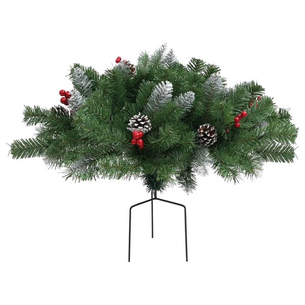 vidaXL Sapin de No&euml;l artificiel d'all&eacute;e Vert 40 cm PVC
