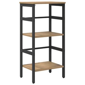 vidaXL &Eacute;tag&egrave;re 2 niveaux 40 x 29,5 x 81 cm Bois d'ing&eacute;nierie