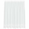 vidaXL Rideau en Dentelle Floral Blanc 160 x 200 cm Polyester