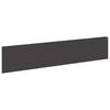 vidaXL Bordure de Pelouse 10 pc 100 x 22 cm Steel Noir