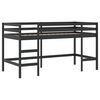 vidaXL Lit mezzanine enfants avec rideaux sans matelas 90x190 cm