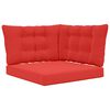 vidaXL Coussin de canap&eacute; d'ext&eacute;rieur Polyester Rouge 68,5 x 68,5 cm