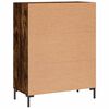 vidaXL Buffet ch&ecirc;ne fum&eacute; 69,5x34x90 cm bois d'ing&eacute;nierie