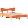 vidaXL Cadre de lit sans matelas cire marron 140x190cm bois pin massif