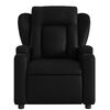 vidaXL Fauteuil de massage inclinable noir similicuir