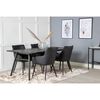Venture Home Chaises &agrave; manger lot de 2 Comfort aspect cuir noir