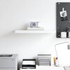 vidaXL &Eacute;tag&egrave;re murale flottante blanc 60x23,5x3,8 cm MDF