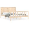 vidaXL Cadre de lit sans matelas bois de pin massif
