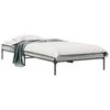 vidaXL Cadre de lit sans matelas sonoma gris 75x190 cm