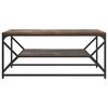 vidaXL Table basse Ch&ecirc;ne fum&eacute; 90 x 50 x 40 cm