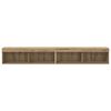 vidaXL Meubles TV muraux Panama 2 pcs Ch&ecirc;ne artisanal 100 x 30 x 30 cm