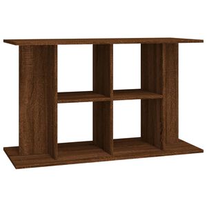 vidaXL Support d'aquarium ch&ecirc;ne marron 100x40x60 cm bois d'ing&eacute;nierie