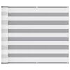 vidaXL &Eacute;cran de balcon Gris clair et blanc 100 x 800 cm Tissu Oxford
