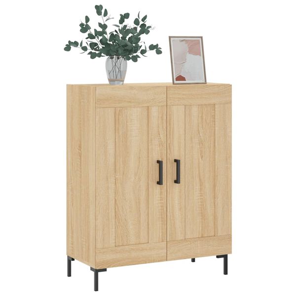 vidaXL Buffet ch&ecirc;ne sonoma 69,5x34x90 cm bois d'ing&eacute;nierie