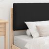 vidaXL Cadre de lit avec t&ecirc;te de lit rembourr&eacute;e Noir 90 x 200 cm