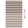 vidaXL Store z&egrave;bre marron 145x200cm largeur du tissu 140,9cm polyester
