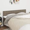 vidaXL T&ecirc;tes de lit Taupe 160x5x78/88 cm Tissu