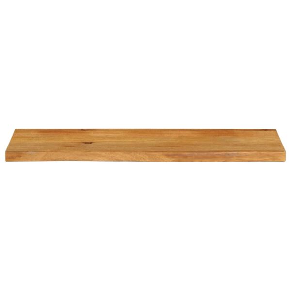 vidaXL Dessus de table &agrave; bord vivant 120x30x2,5cm bois massif manguier