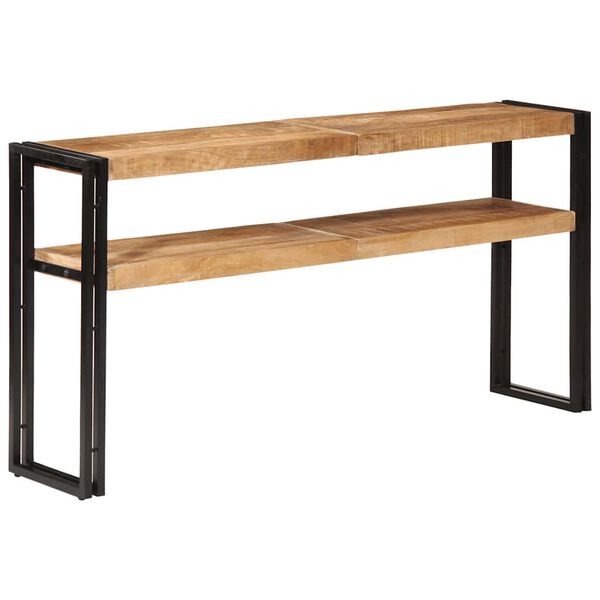 vidaXL Table console 150x30x75 cm Bois de manguier brut