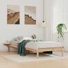 vidaXL Cadre de lit avec tables de chevet Naturel 80 x 210 cm