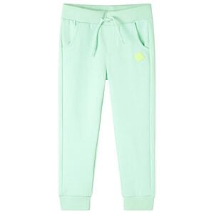 Pantalon de survêtement pour enfants vert vif 92